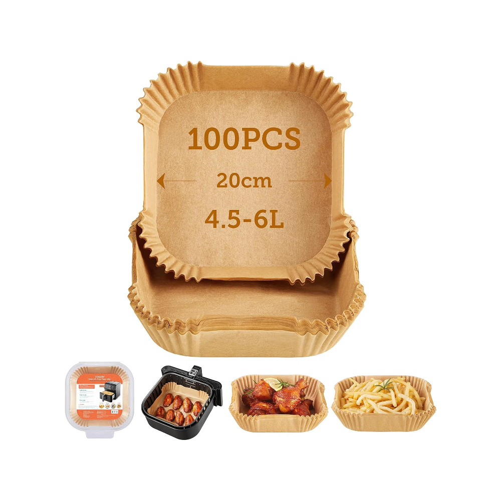 Air Fryer Liners 100 PCS 7.9 inch for 4.5 to 6L Basket