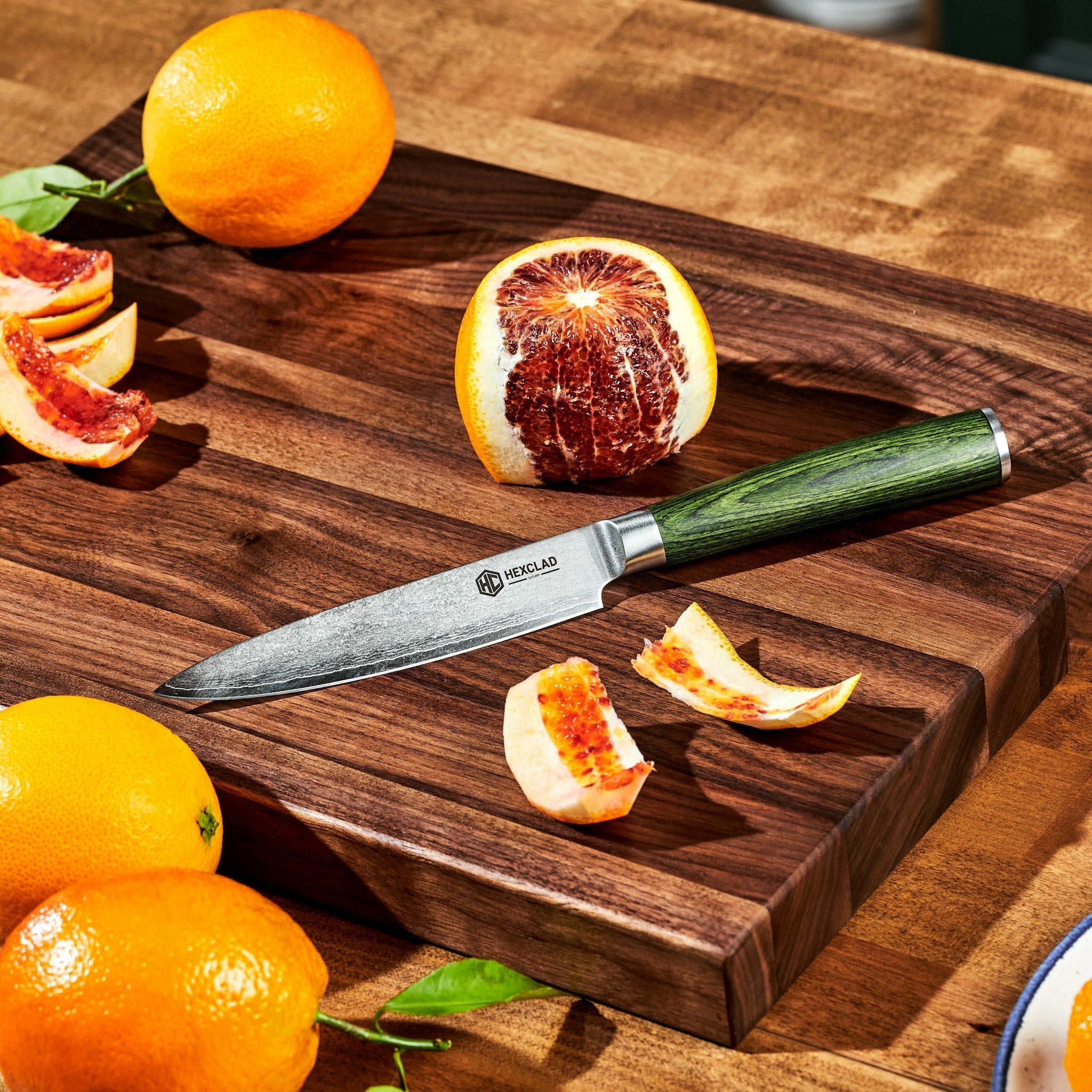 The Essential 6 pc Japanese Damascus Steel Knife Set