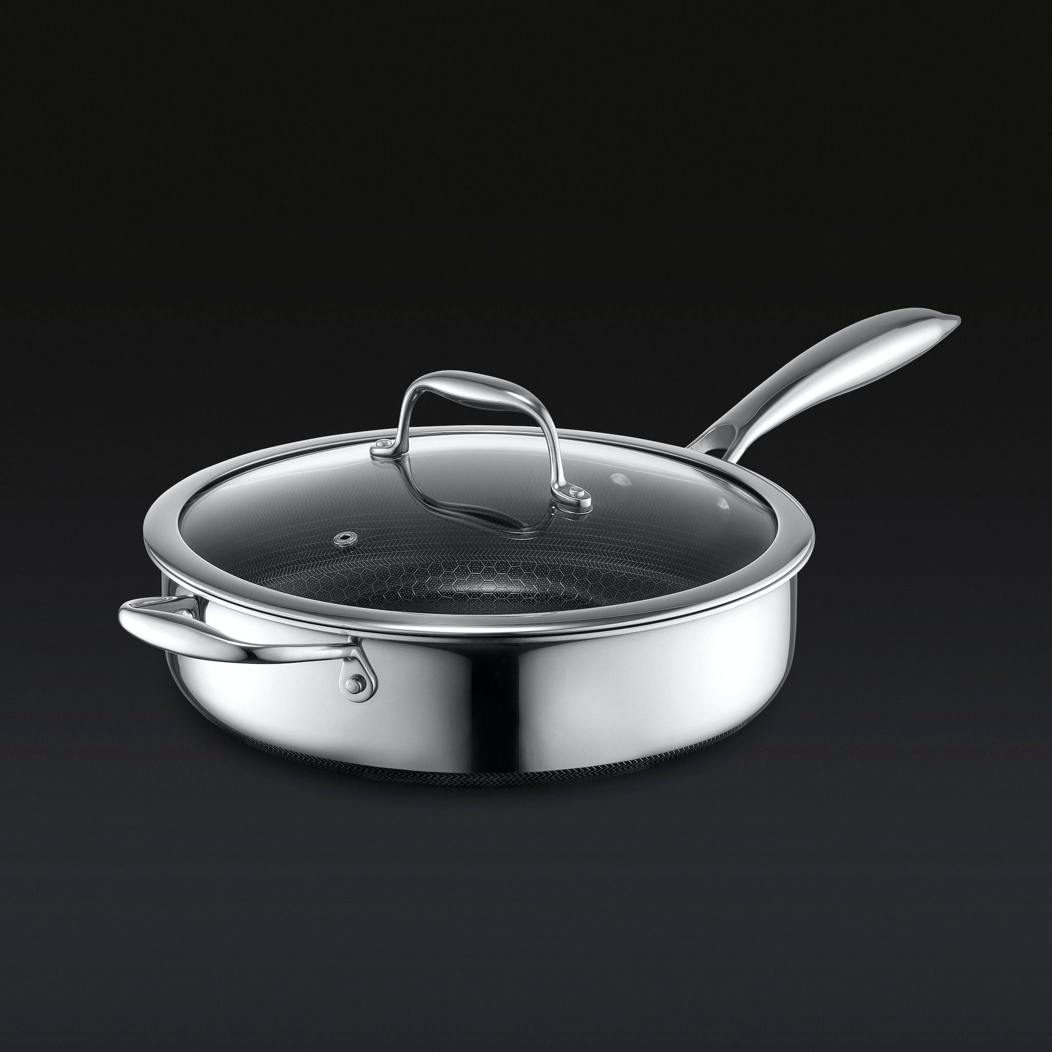 3 Litre Hybrid Deep Sauté Pan with Lid